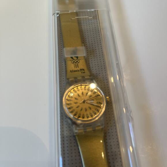 1996 Atlanta Olympics Swatch Watch- Vintage Centennial Olympics Swatch Watch NOS main image 5